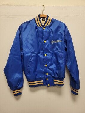 Vintage West Wind Buccaneer Jacket East Meadow Aux Police Gun Club Blue Size M